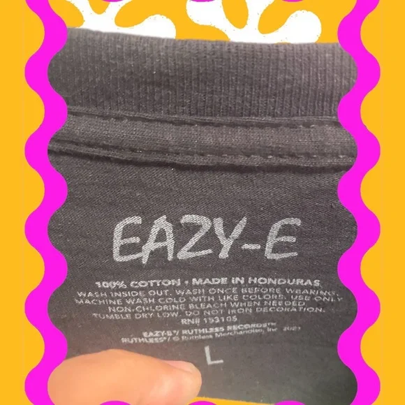NWOT Easy E T shirt In a Size Large - Picture 4 of 5